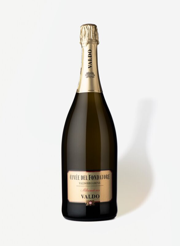 PROSECCO VALDOBBIADENE SUPERIORE DOCG CUVEE DEL FONDATORE MILLESIMATO BRUT VALDO  MAGNUM CL 150 12% VOL.