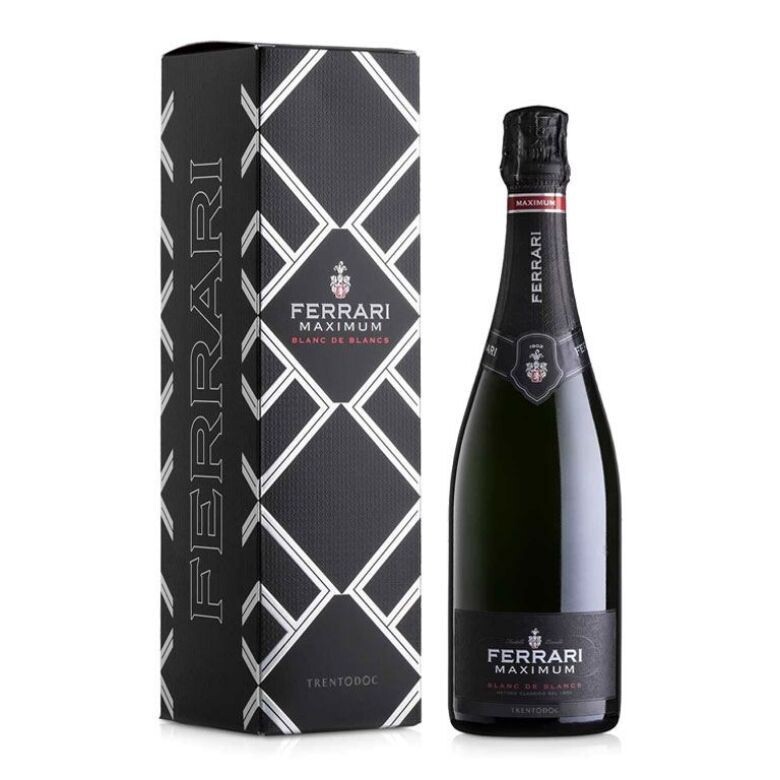 SPUMANTE FERRARI MAXIMUM BLANC DE BLANC TRENO DOC CL 75 ASTUCCIATO