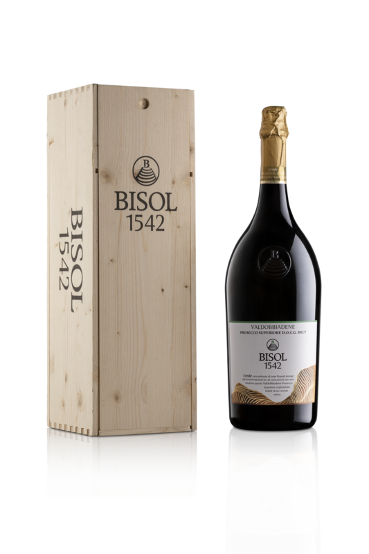 PROSECCO VALDOBBIADENE SUPERIORE DOCG BRUT CREDE BISOL 1542 3LT 11,5% VOL ASTUCCIATO