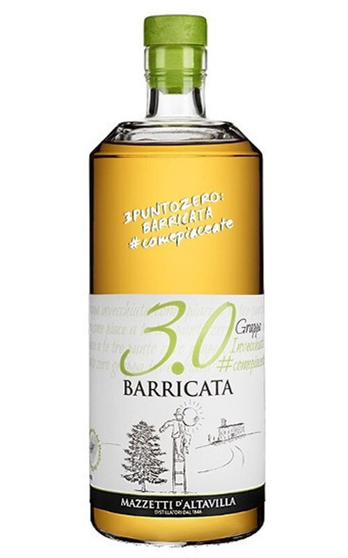GRAPPA MAZZETTI D'ALTAVILLA 3.0 BARRICATA 40° VOL. 1LT