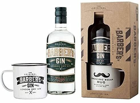GIN LONDON DRY BARBER'S  + MUG CL70 40% VOL.