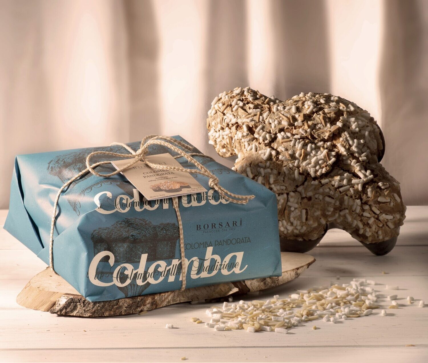 COLOMBA PANDORATA BORSARI INCARTATA A MANO 1 KG