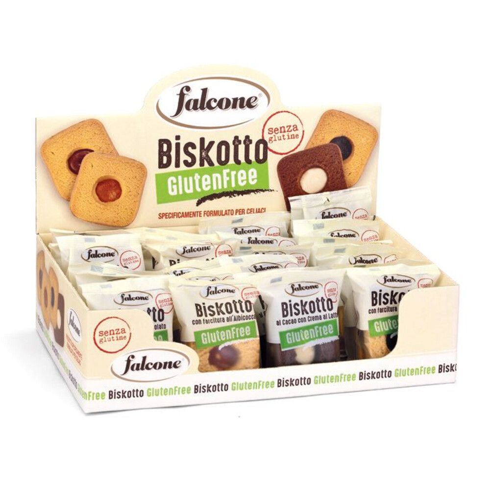 COPY OF BISCOTTO GLUTENFREE FALCONE MISTO 4 GUSTI 55G X 24 PEZZI