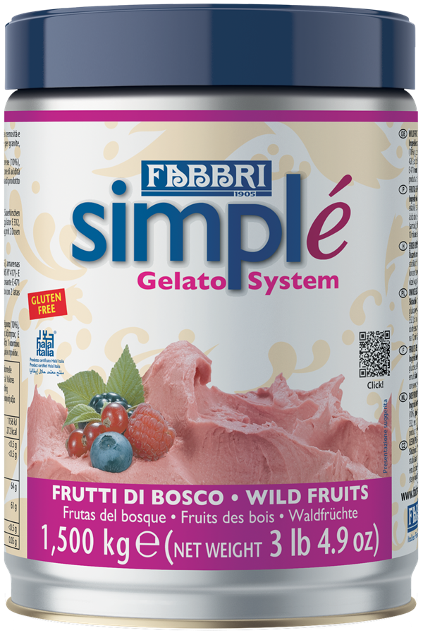 SIMPLE' FABBRI FRUTTI DI BOSCO KG1.500
