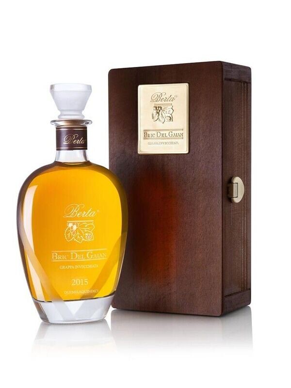 GRAPPA BERTA BRIC DEL GAIAN CL 70 43% VOL. COFANETTO IN LEGNO