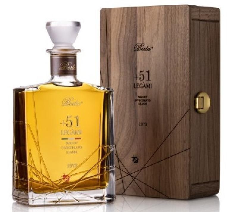 BERTA LEGAMI +51 BRANDY 70 CL IN ASTUCCIO DI LEGNO