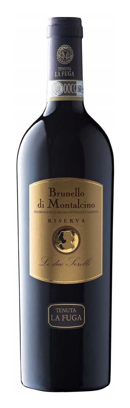 VINO BRUNELLO DI MONTALCINO DOCG RISERVA 2017 "LE DUE SORELE" TENUTA LA FUGA CL 75 15% VOL.