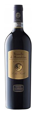 VINO BRUNELLO DI MONTALCINO DOCG RISERVA 2017 "LE DUE SORELE" TENUTA LA FUGA CL 75 15% VOL.