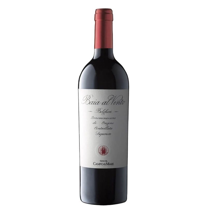 VINO BAIA AL VENTO BOLGHERI 2021 TENUTA CAMPO AL MARE CL 75 14,5% VOL.