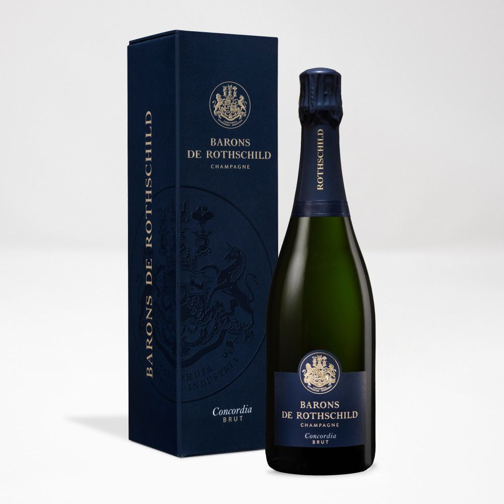 CHAMPAGNE BARONS DE ROTHSCHILD CONCORDIA BRUT 12%VOL. CL 75 ASTUCCIATO