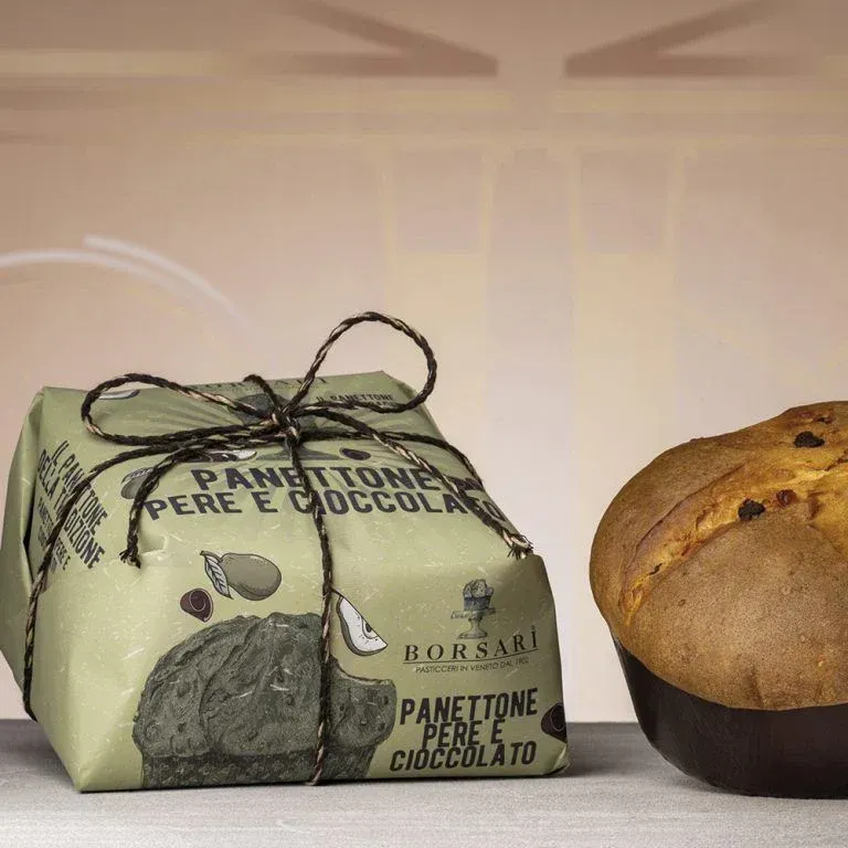 PANETTONE PERE E CIOCCOLATO BORSARI 1 KG