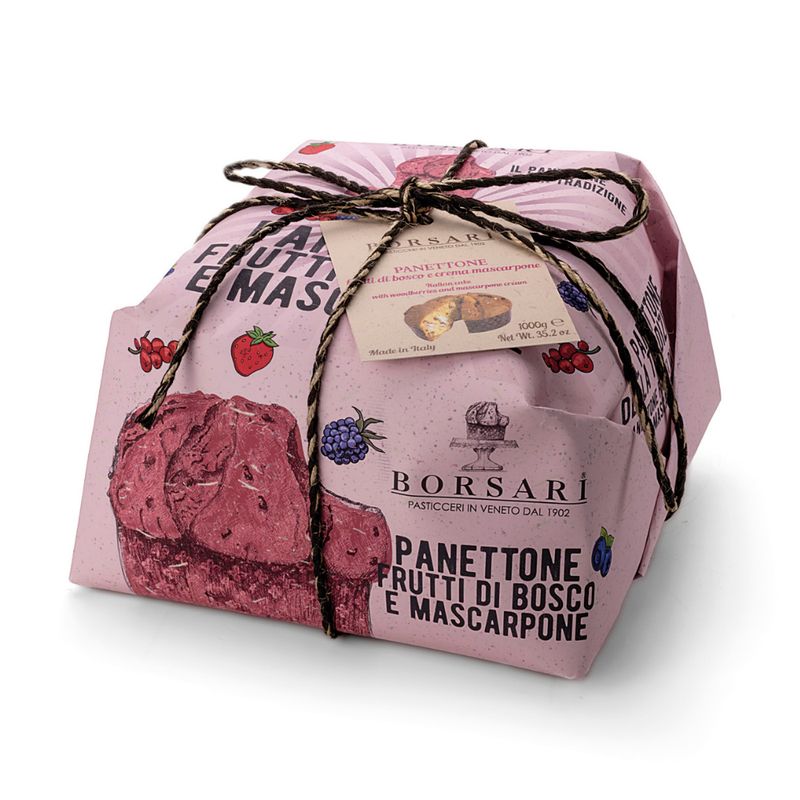 PANETTONE FRUTTI DI BOSCO E MASCARPONE BORSARI 1 KG
