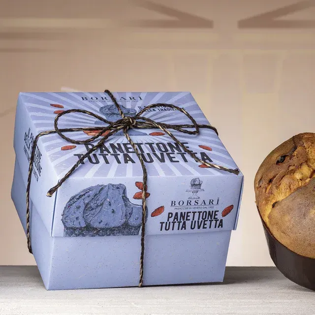PANETTONE TUTTA UVETTA BORSARI 1KG