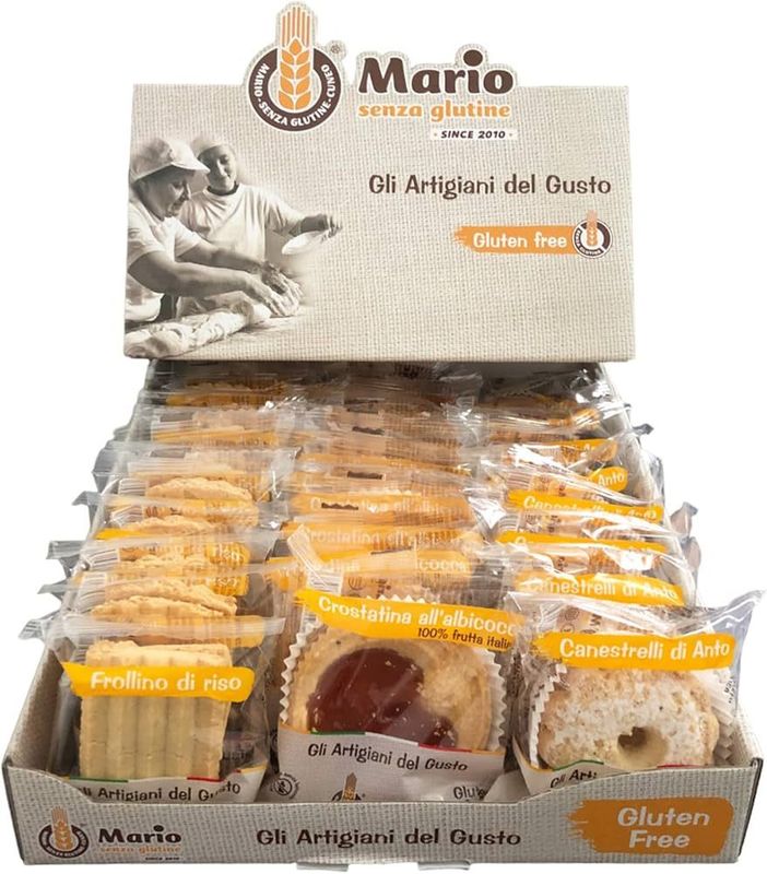 MARIO SENZA GLUTINE MISTO X 27 CROSTATINA 3 GUSTI