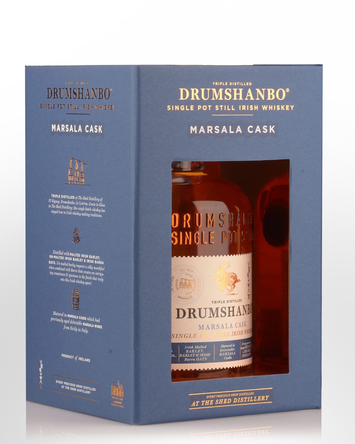 WHISKY DRUMSHAMBO MARSALA CASK SINGLE POT STILL IRISH WHISKEY 43% VOL CL70 ASTUCCIATO