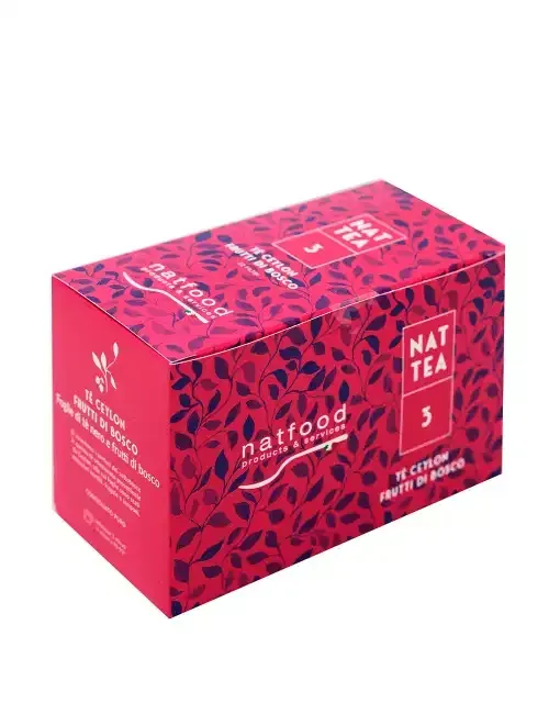 Tè nero ai frutti rossi Nat Tea x 22 filtri