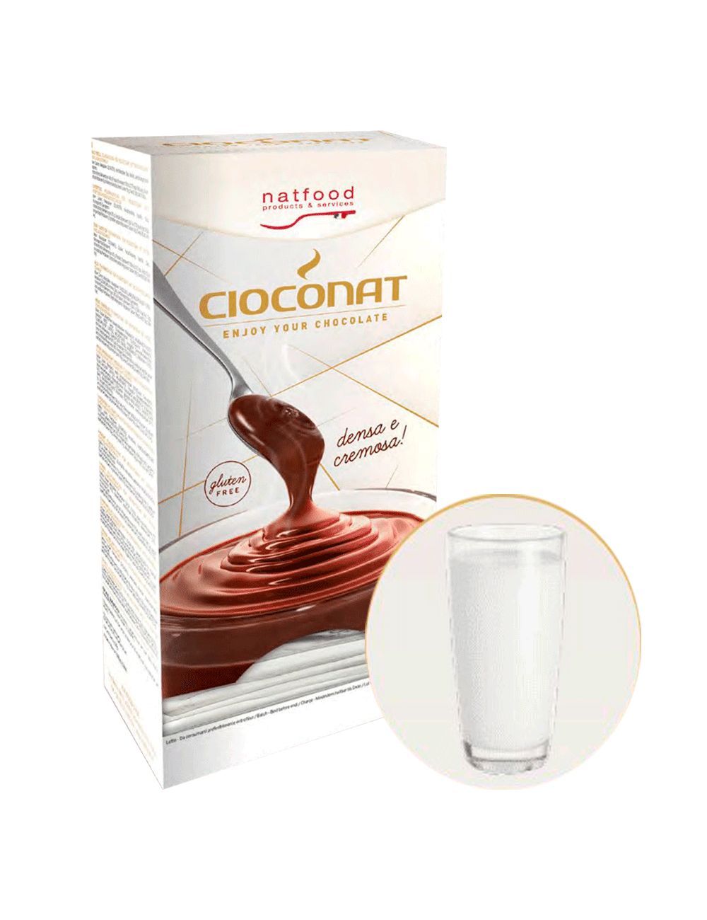 CIOCCOLATA CALDA CIOCONAT LATTE NATFOOD X 36 BUSTINE CIOCCOLATA CALDA CIOCONAT LATTE NATFOOD X 36 BUSTINE