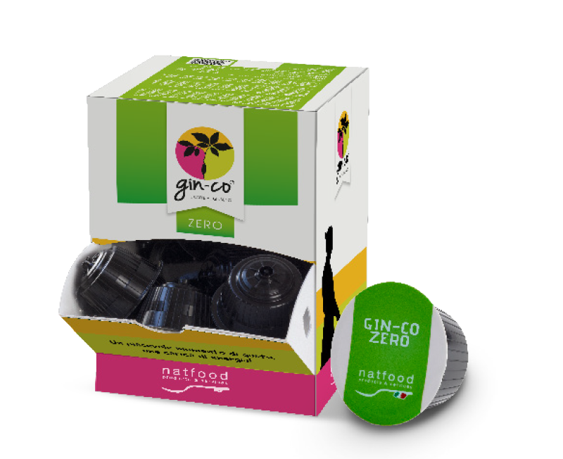 GIN CO ZERO NATFOOD CAPSULE X 30 PEZZI COMPATIBILI NESCAFE'