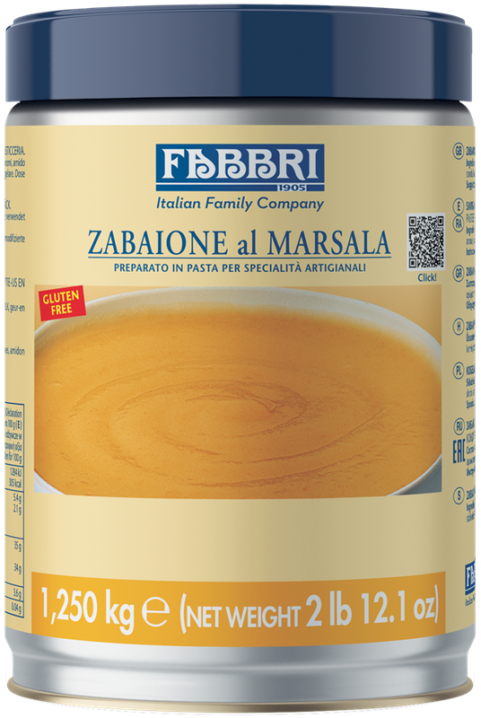 DELIPASTE ZABAIONE  AL MARSALA KG 1.250