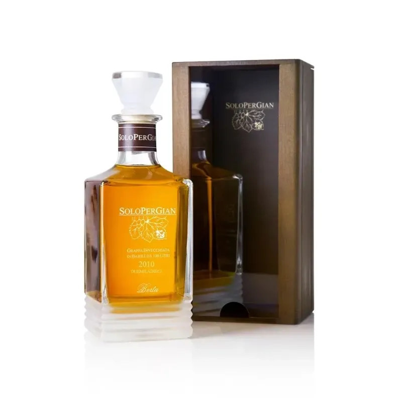 GRAPPA BERTA SOLO PER GIAN CL 70 43% VOL COFANETTO IN LEGNO