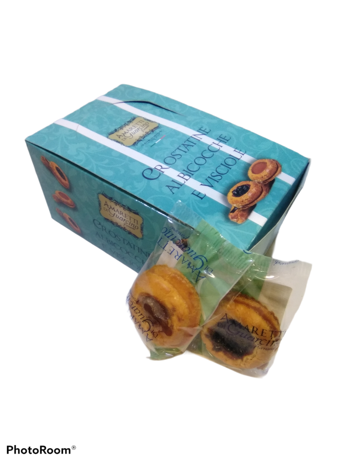 CROSTATINE ALBICOCCHHE E VISCIOLE AMARETTI DI GUARCINO FERNANDO X 30PZ CROSTATINE ALBICOCCHHE E VISCIOLE AMARETTI DI GUARCINO FERNANDO X 30PZ