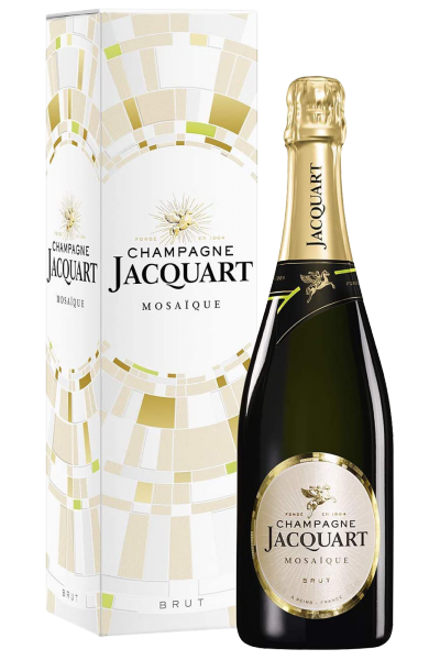 CHAMPAGNE JACQUART MOSAIQUE BRUT CL75 12,5% VOL. ASTUCCIATO CHAMPAGNE JACQUART MOSAIQUE BRUT CL75 12,5% VOL. ASTUCCIATO