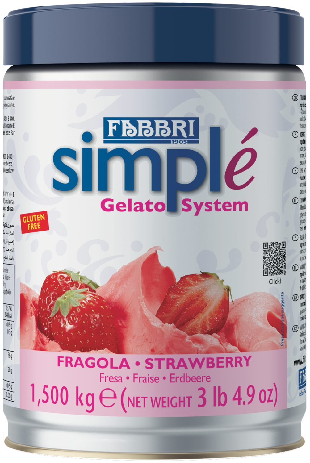 SIMPLE' FABBRI FRAGOLA KG 1.5