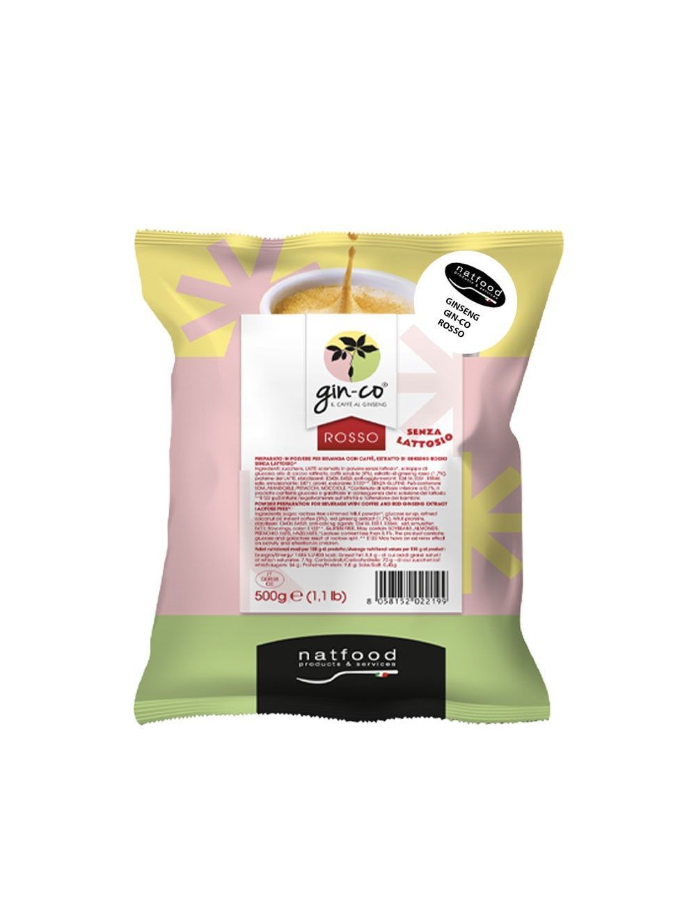 GIN-CO ROSSO NATFOOD 500G IN BUSTA