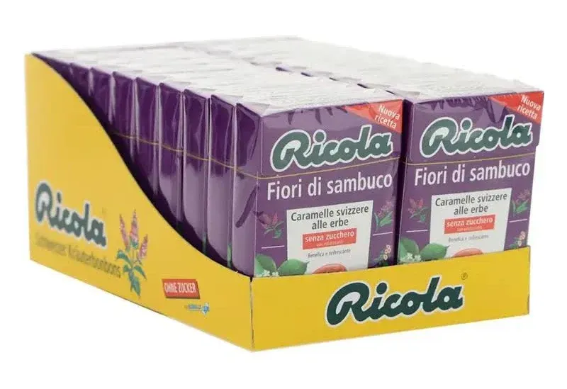 CARAMELLE RICOLA FIORI DI SAMBUCO X 20 BOX