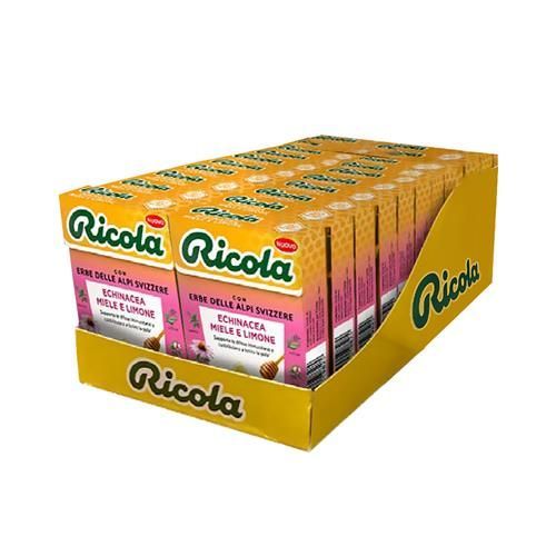 CARAMELLE RICOLA ECHINACEA MIELE LIMONE X 20 BOX CARAMELLE RICOLA ECHINACEA MIELE LIMONE X 20 BOX