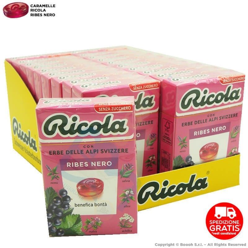 CARAMELLE RICOLA RIBES NERO X 20 BOX
