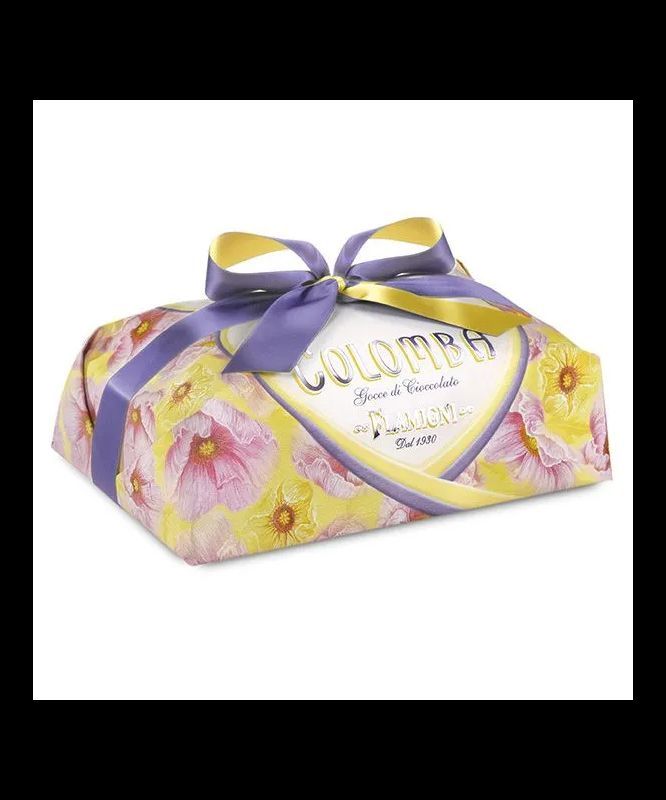 Colomba con gocce di cioccolato incartata a mano 1 KG FLAMIGNI