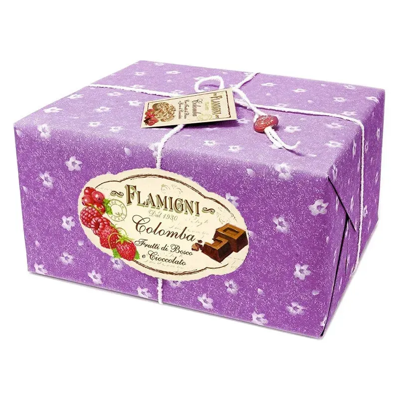 COLOMBA FRUTTI ROSSI E GOCCE DI CIOCCOLATO 1KG FLAMIGNI