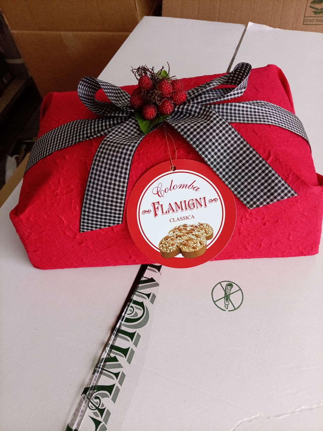 COLOMBA CLASSICA 1KG INCARTATA IN CARTA DI RISO FLAMIGNI