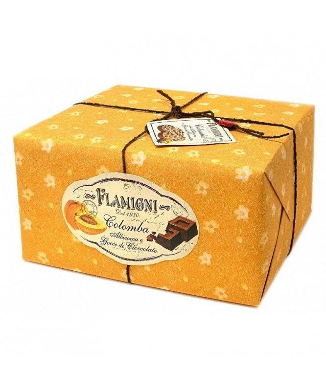 COLOMBA ALBICOCCA E GOCCE DI CIOCCOLATO 1 KG FLAMIGNI