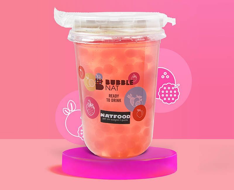 BUBBLE TEA PINK FRUIT ML 450
