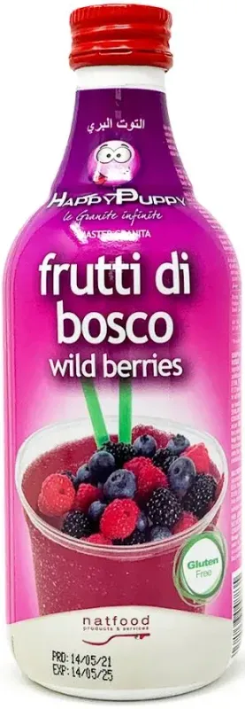 SCIROPPO HAPPY PUPPY MASTER FRUTTI DI BOSCO NATFOOD 500ML