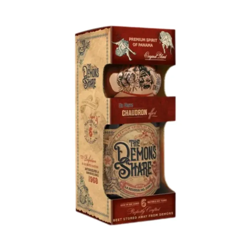 RUM THE DEMON'S SHARE 6YO CL70 40% VOL. + 1 AST.