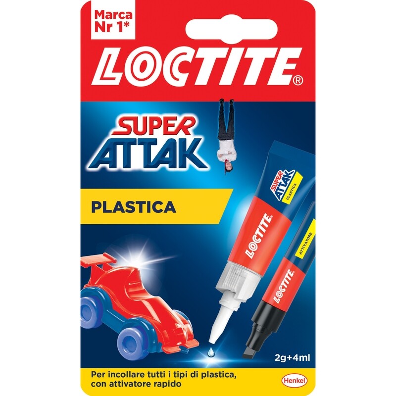 Attak adesivo plastica