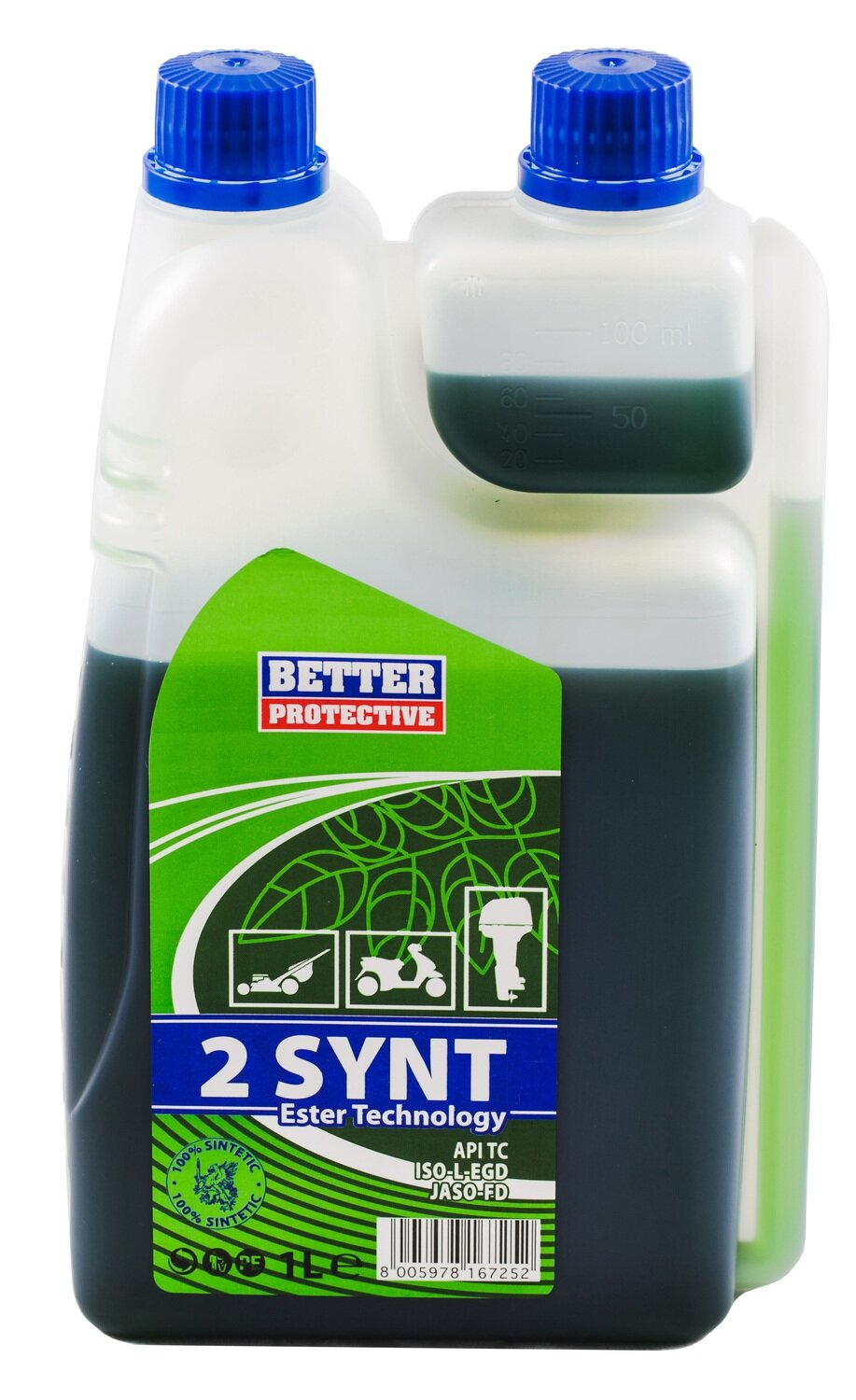 Olio  2T 100 sintetico BETTER c/dosatore  lt.1