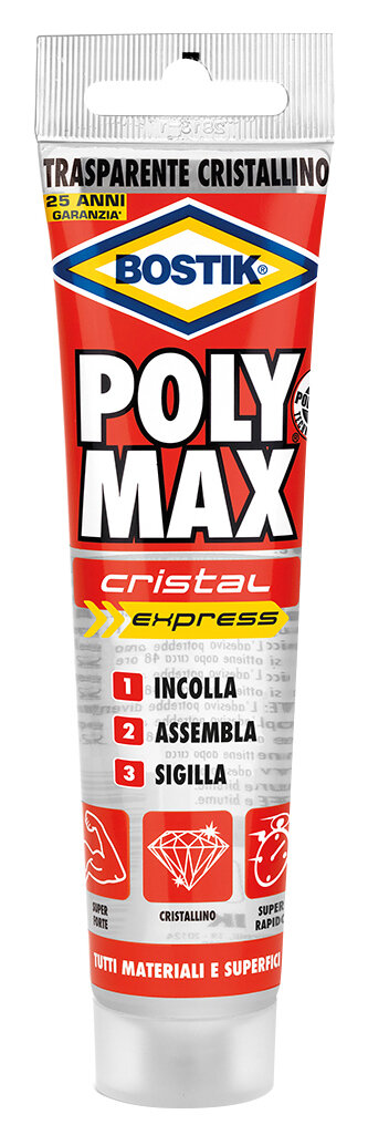 Sigillante polymax original cristal tubetto gr.115 Bostik