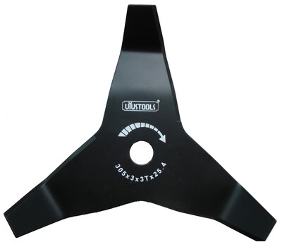 Disco per decespugliatore 3 denti  c/alette mm.305x4,0