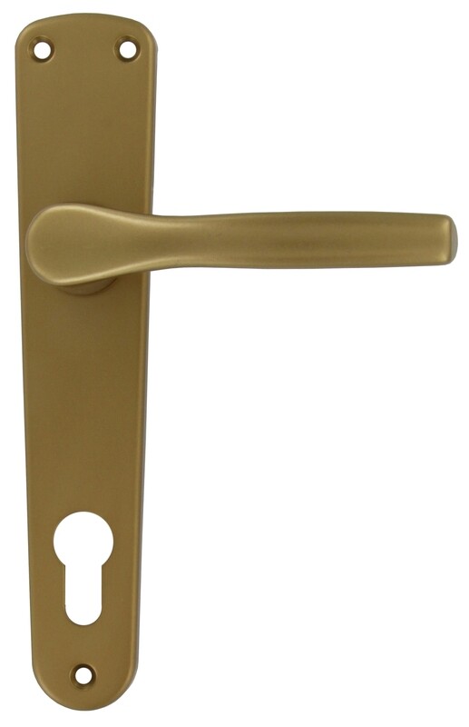 Maniglia anodizzata bronzo foro yale