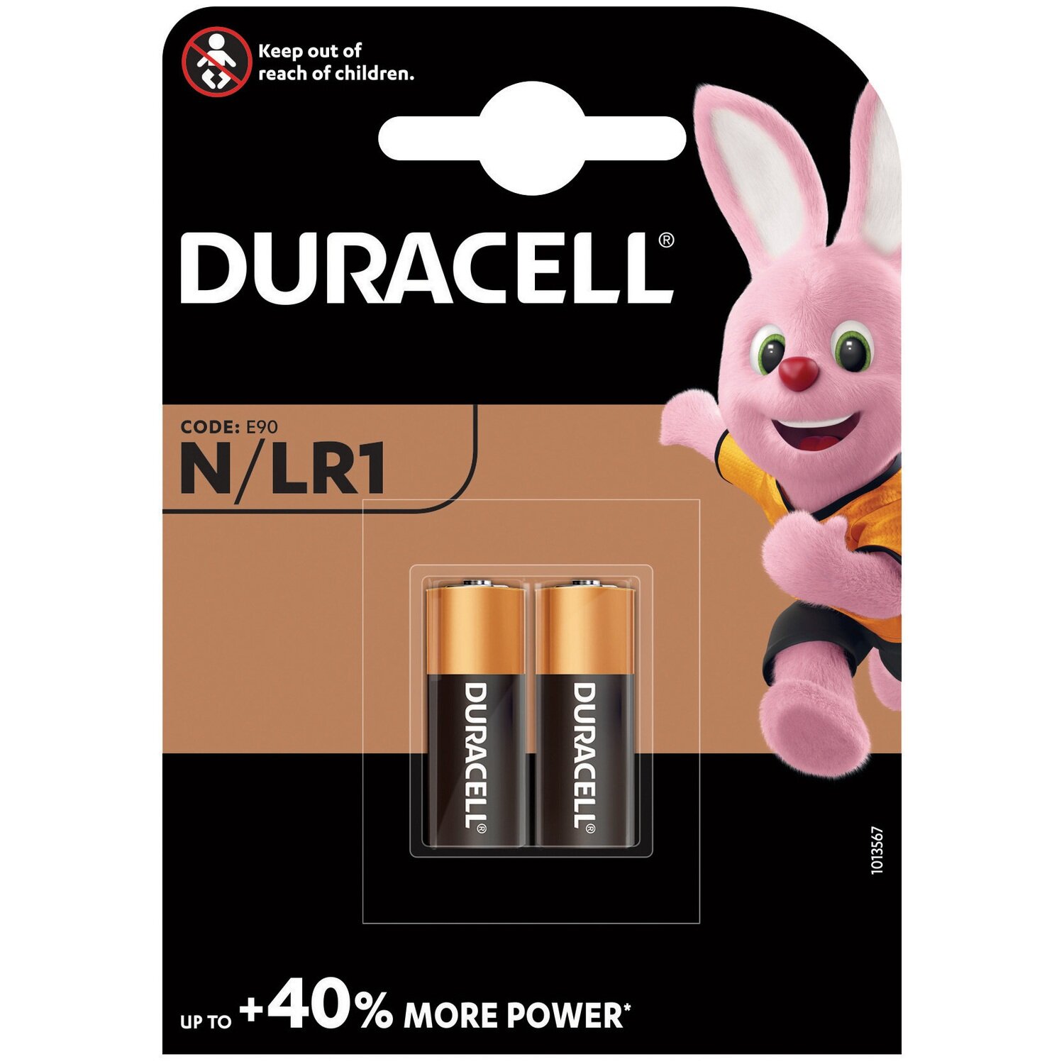 Duracell pila alcalina  1,5V.N/LR1 PZ.2