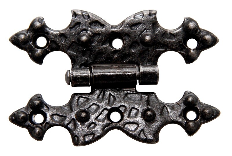 Cerniera ferro battuto piana  mm.70X45 Pz.4