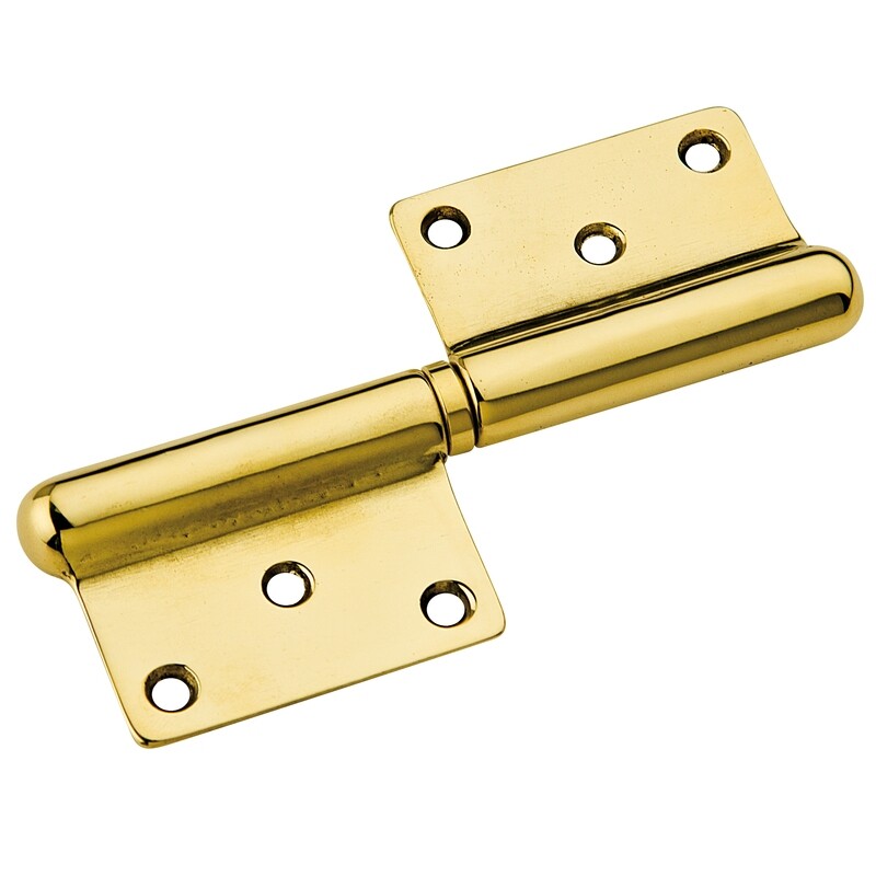 Cerniera grossezza art.50 ottone lucido mm.100