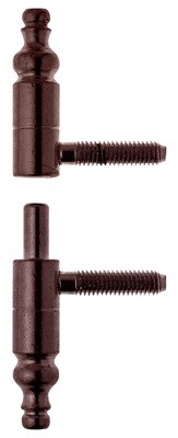 Anuba barocco acciaio bronzato Pz.2