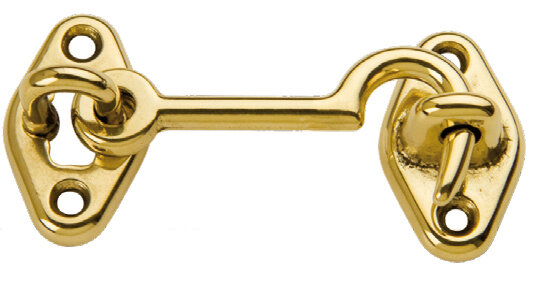 Ganci fermafinestre ottone