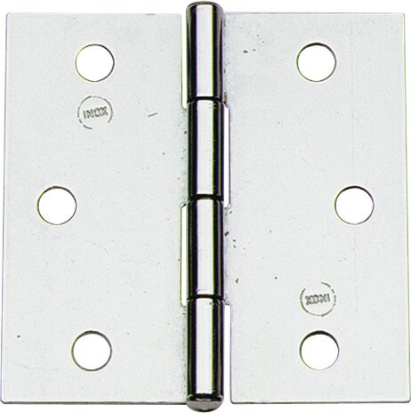 Cerniera inox quadra art.121IN 2 mm.50