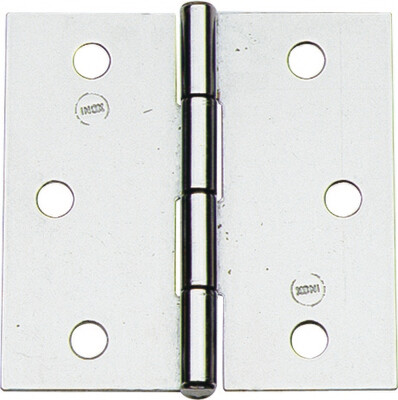 Cerniera inox quadra art.121IN 2 mm.50